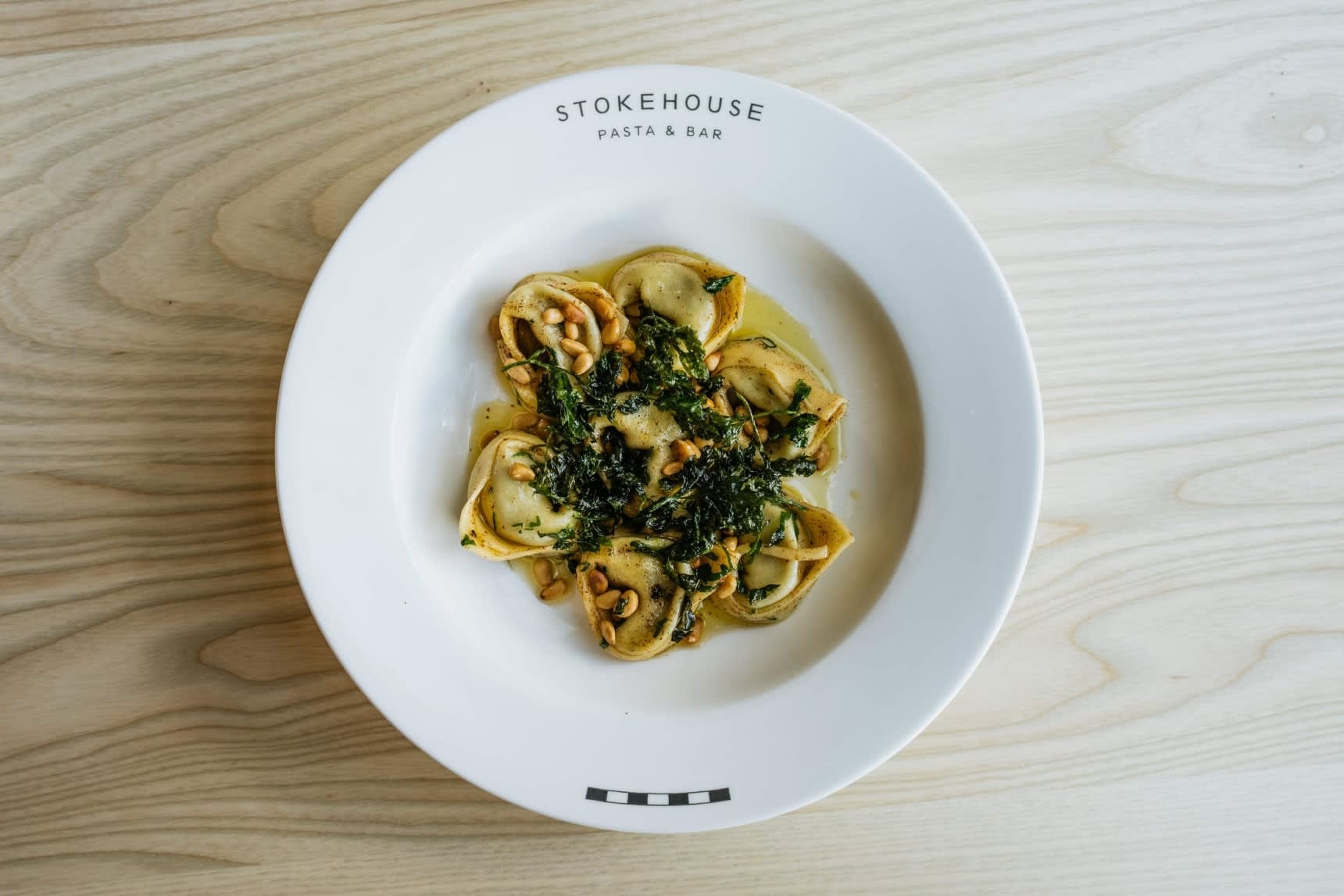 Stokehouse Pasta & Bar's tortellini with spinach, ricotta, and pine nuts (image: Arianna Leggiero)